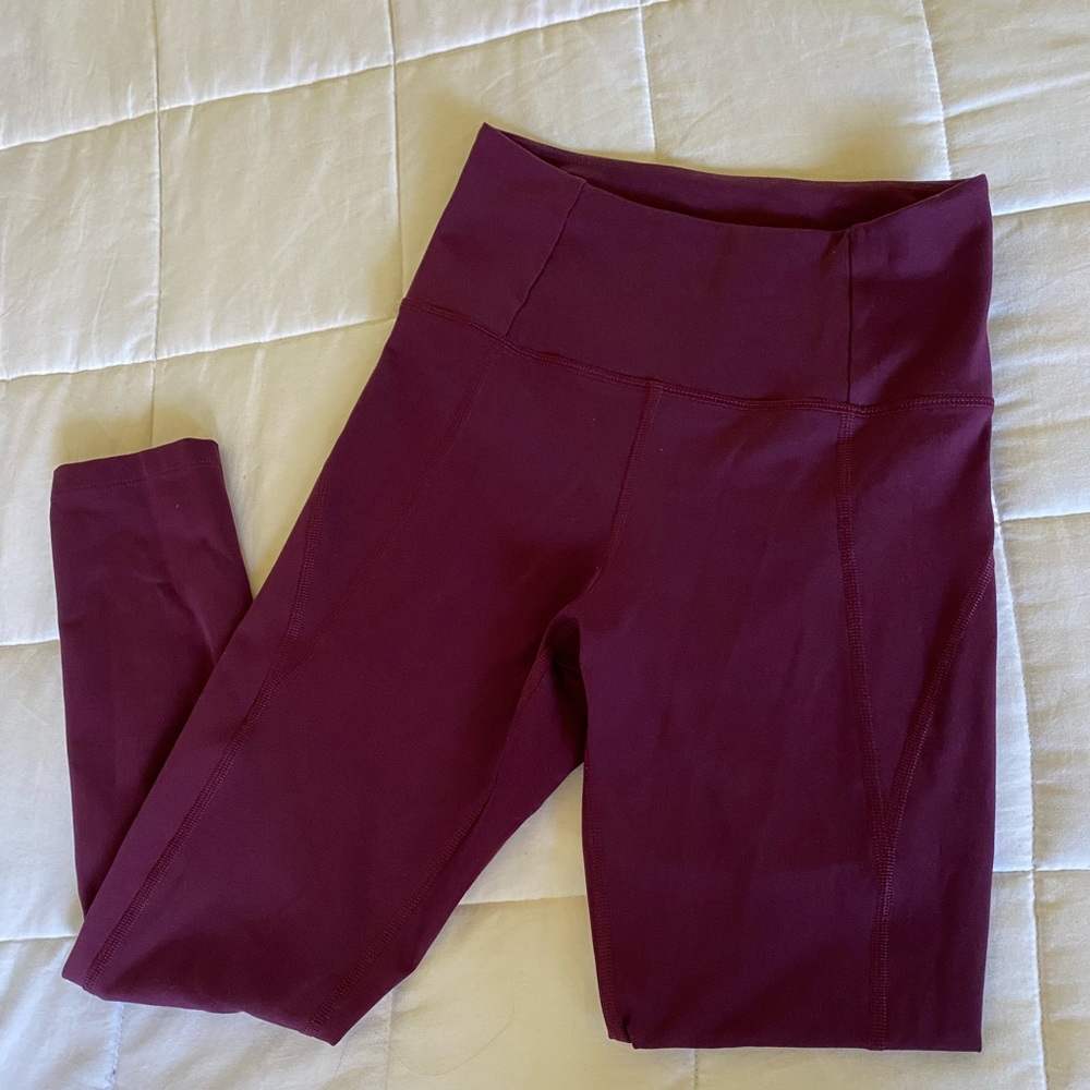 Girlfriend collective Plum set
